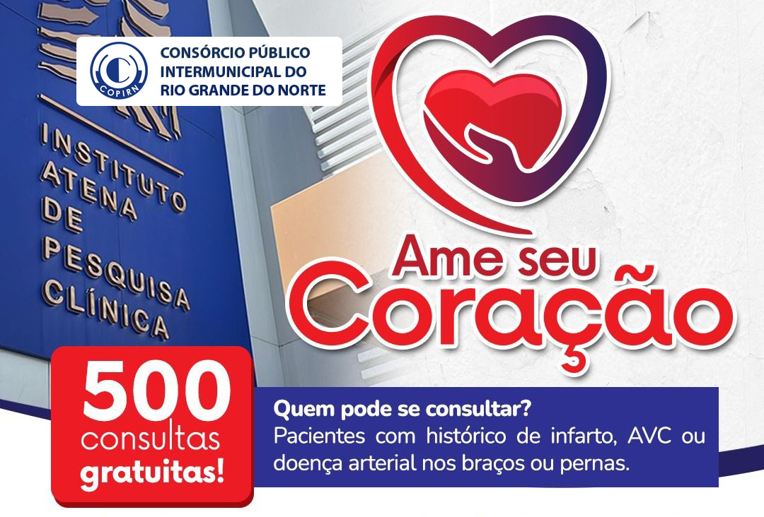SETEMBRO VERMELHO – COMBATE ÀS DOENÇAS CARDIOVASCULARES – COPIRN  APOIA O INSTITUTO ATENA – OFERECENDO 500 CONSULTAS NESTE  MÊS